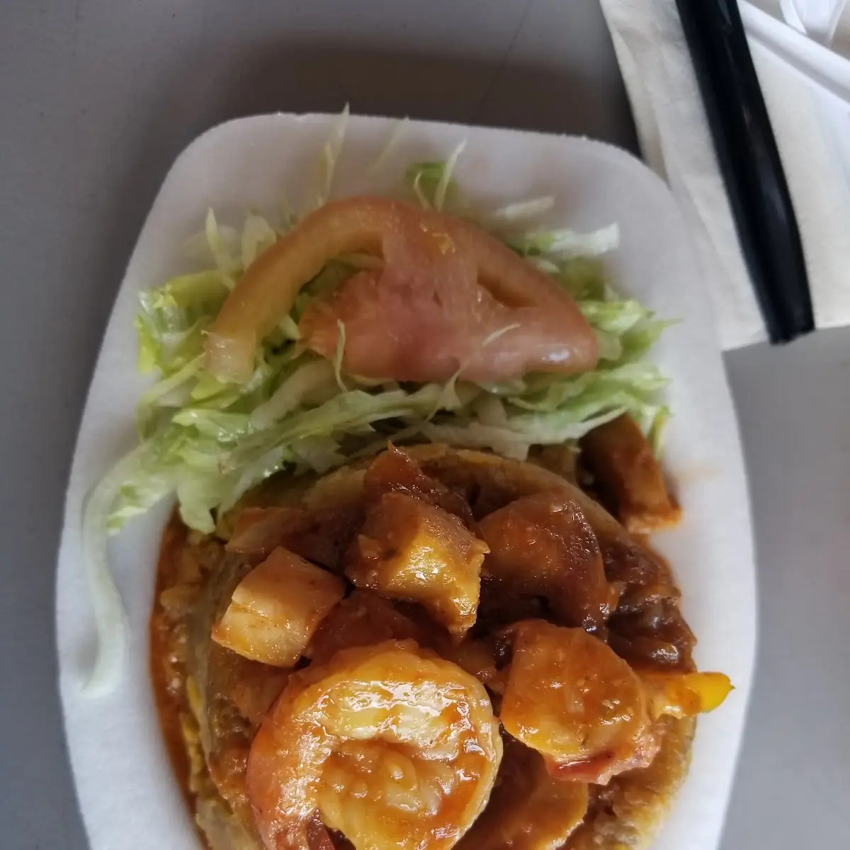 Mofongo Relleno de Mariscos Mixtos