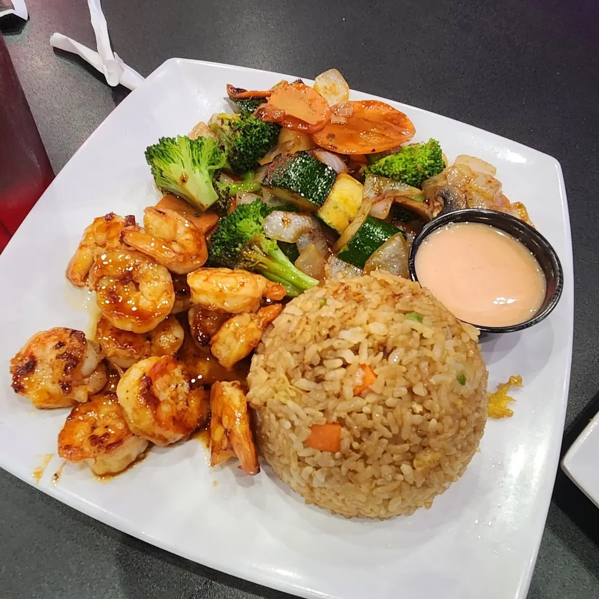 Crispy Shrimp Chicken Teriyaki