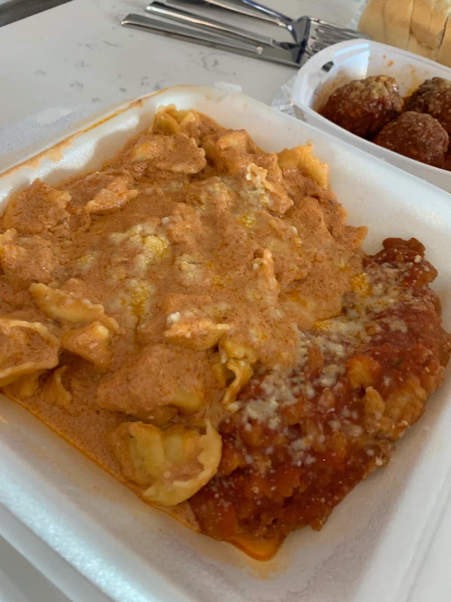 Chicken Parmigiana and Cheese Tortellini, Ciao Amici