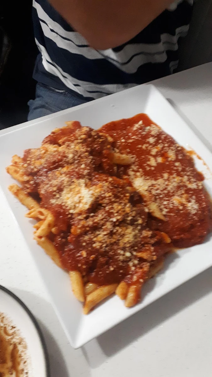 Veal and Penne in a Meat Tomato Sauce