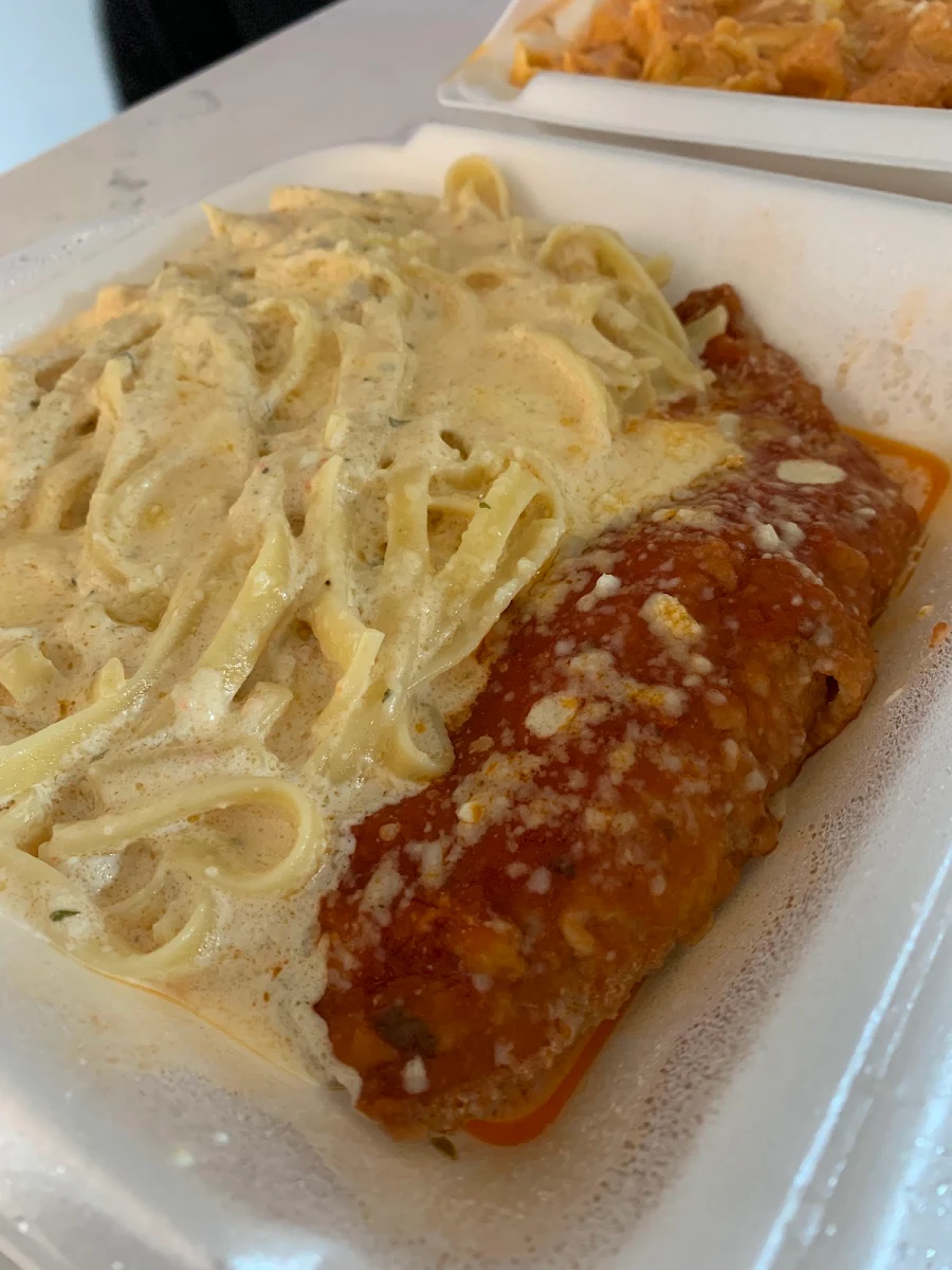 Veal Parmigiana and Fettuccine Alfredo, Ciao Amici