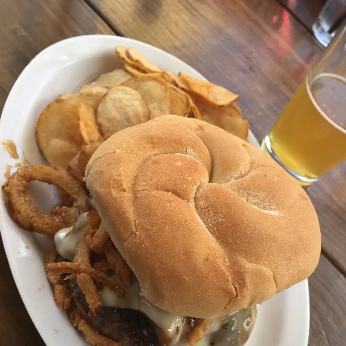 Mushroom Swiss Burger