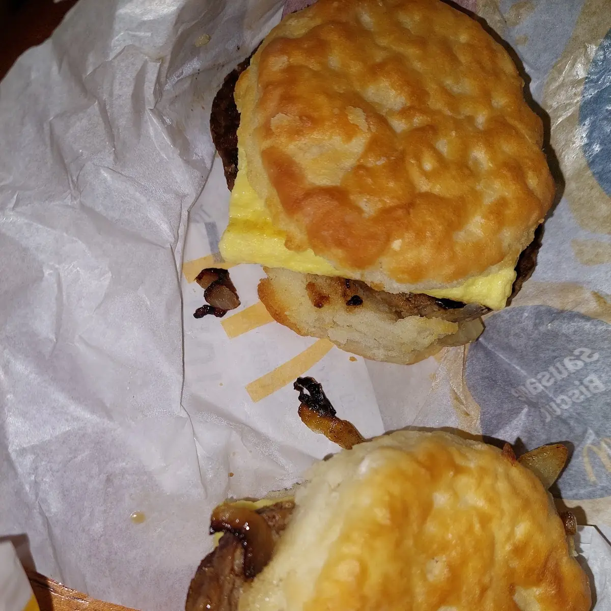 Steak Egg and Cheese Biscuit