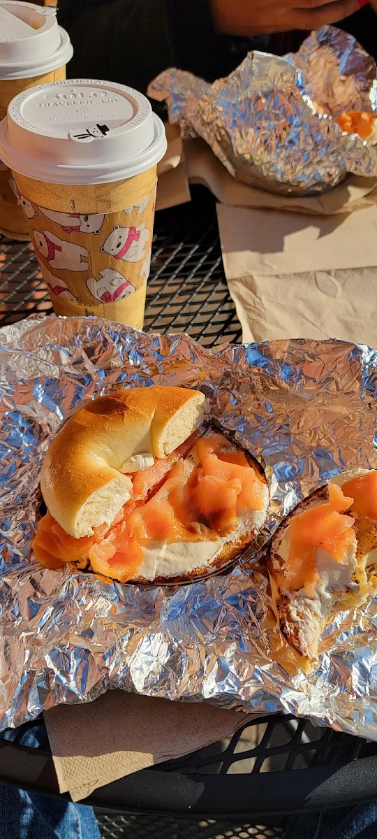 Lox and Bagel with Cream Cheese