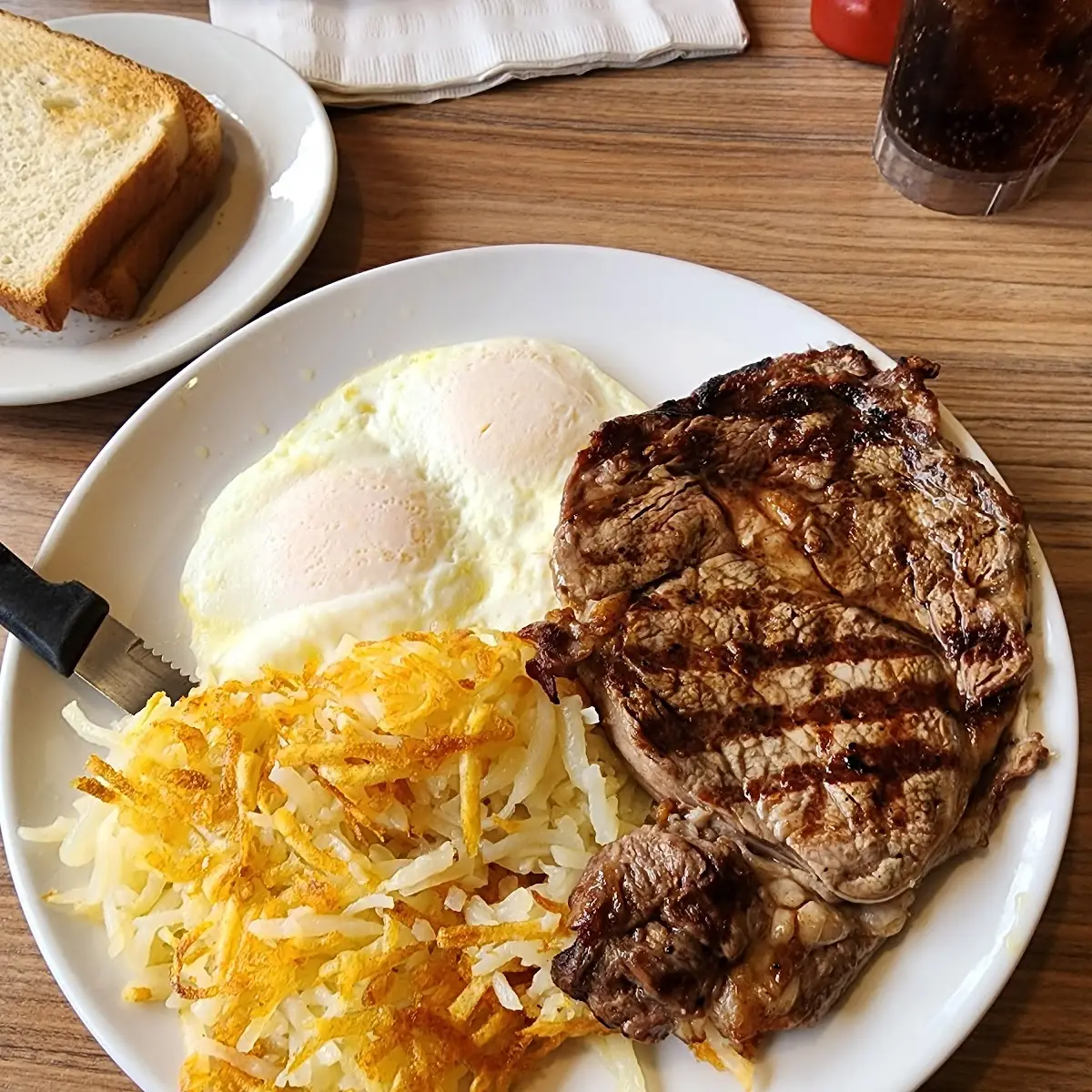 Rib Eye Steak Breakfast
