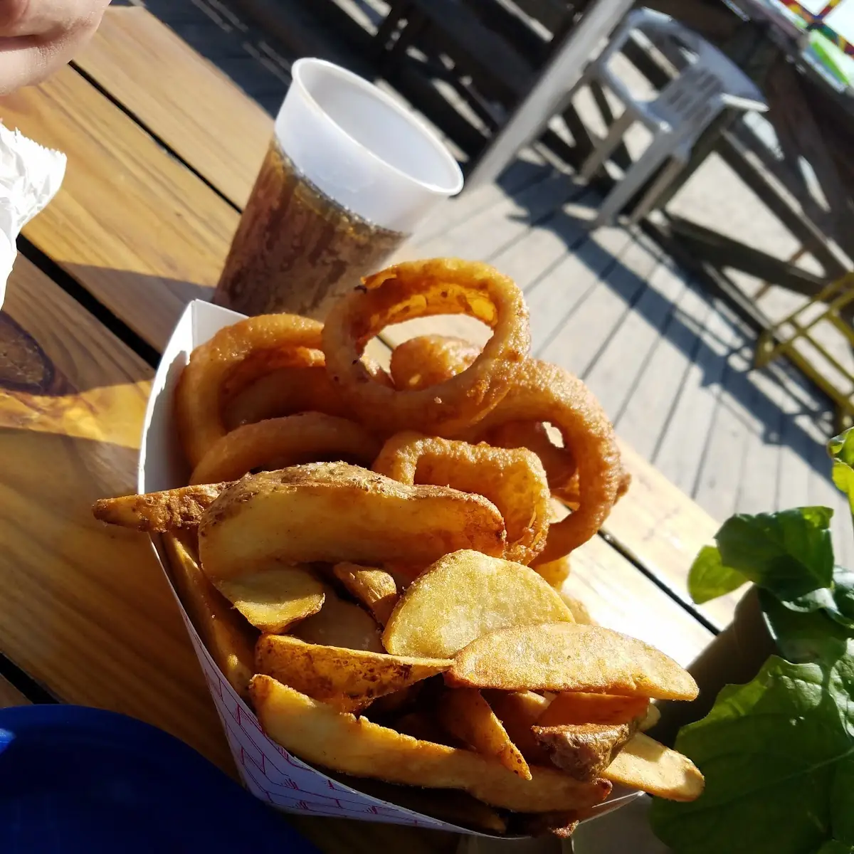Onion Rings and Chips