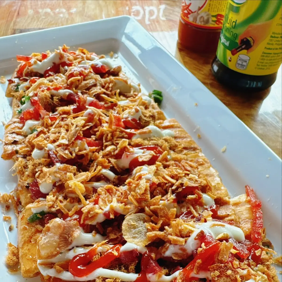 Loaded Flat Baguette Bánh Mì Nướng Muối Ớt