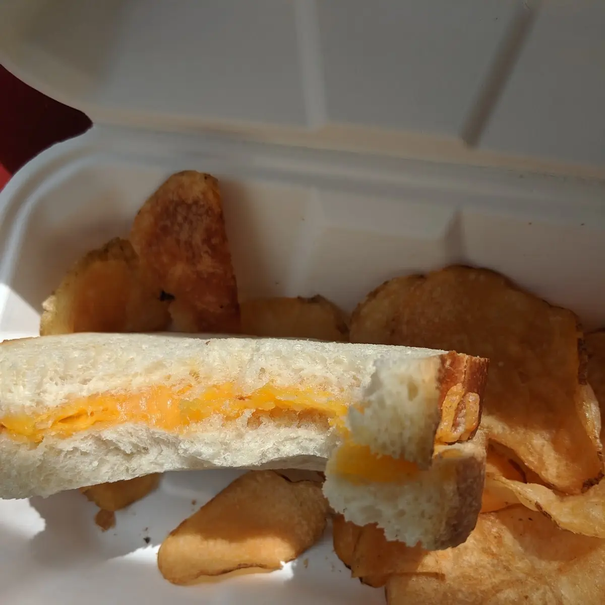 Half Grilled Cheese Kids Meal
