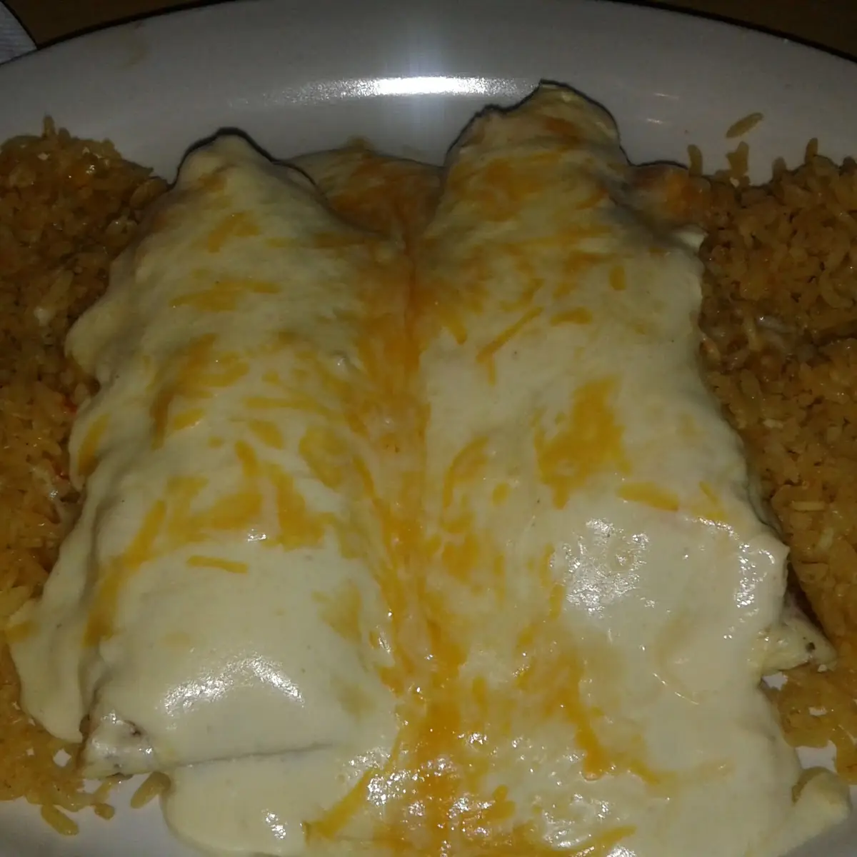 Cheese Enchilada Plate