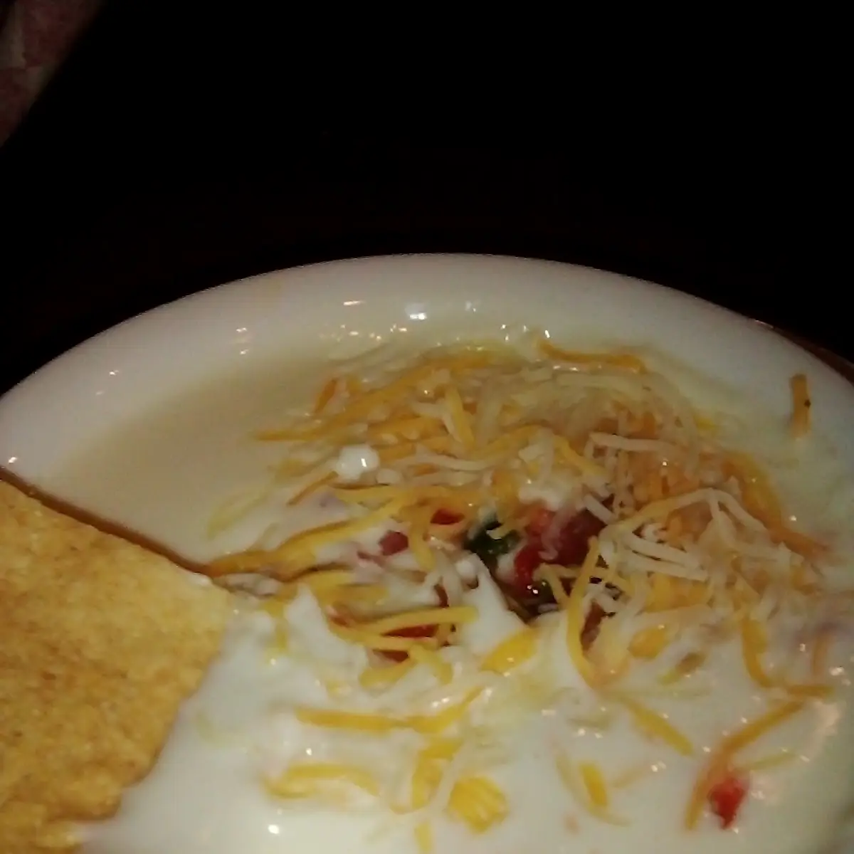 Chips and Queso Cheese Dip