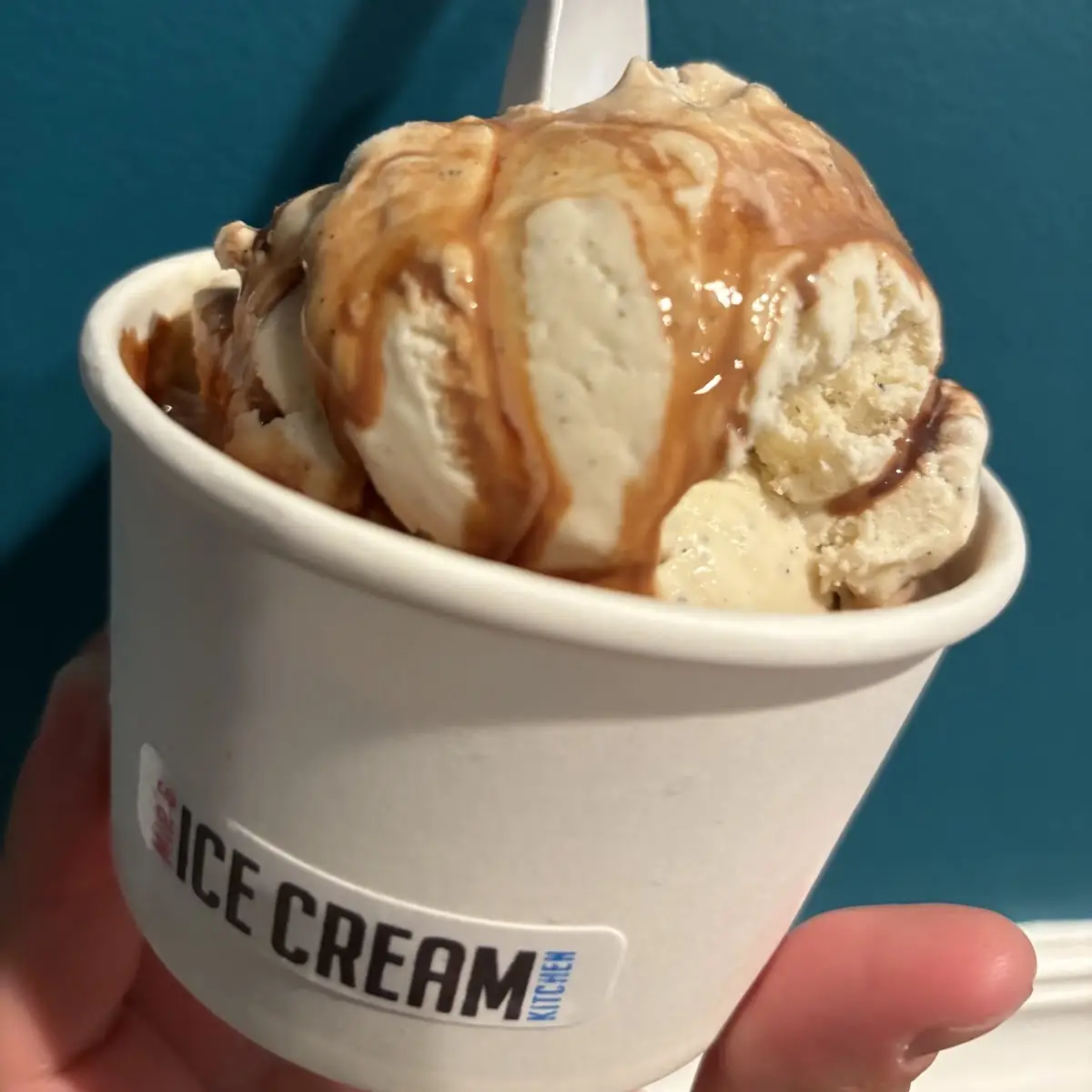 Vanilla with Hot Fudge