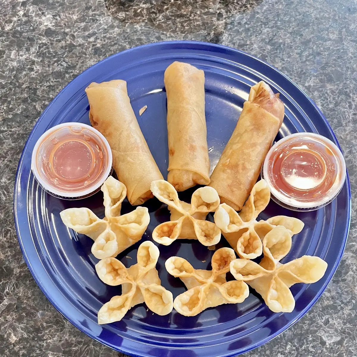 Egg Rolls and Cream Cheese Wontons