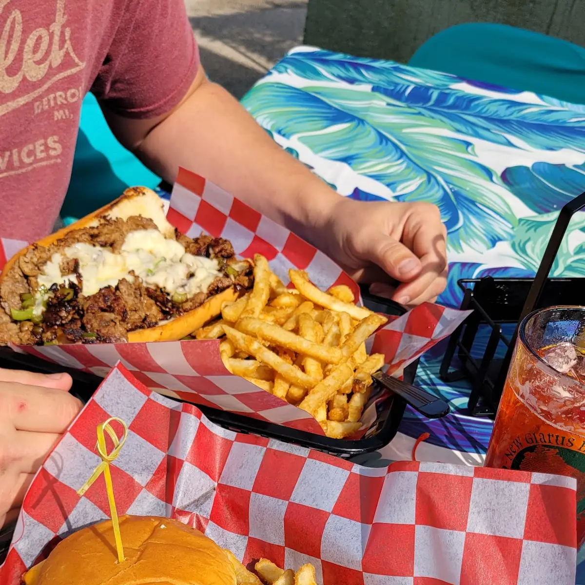 Burger and Fries