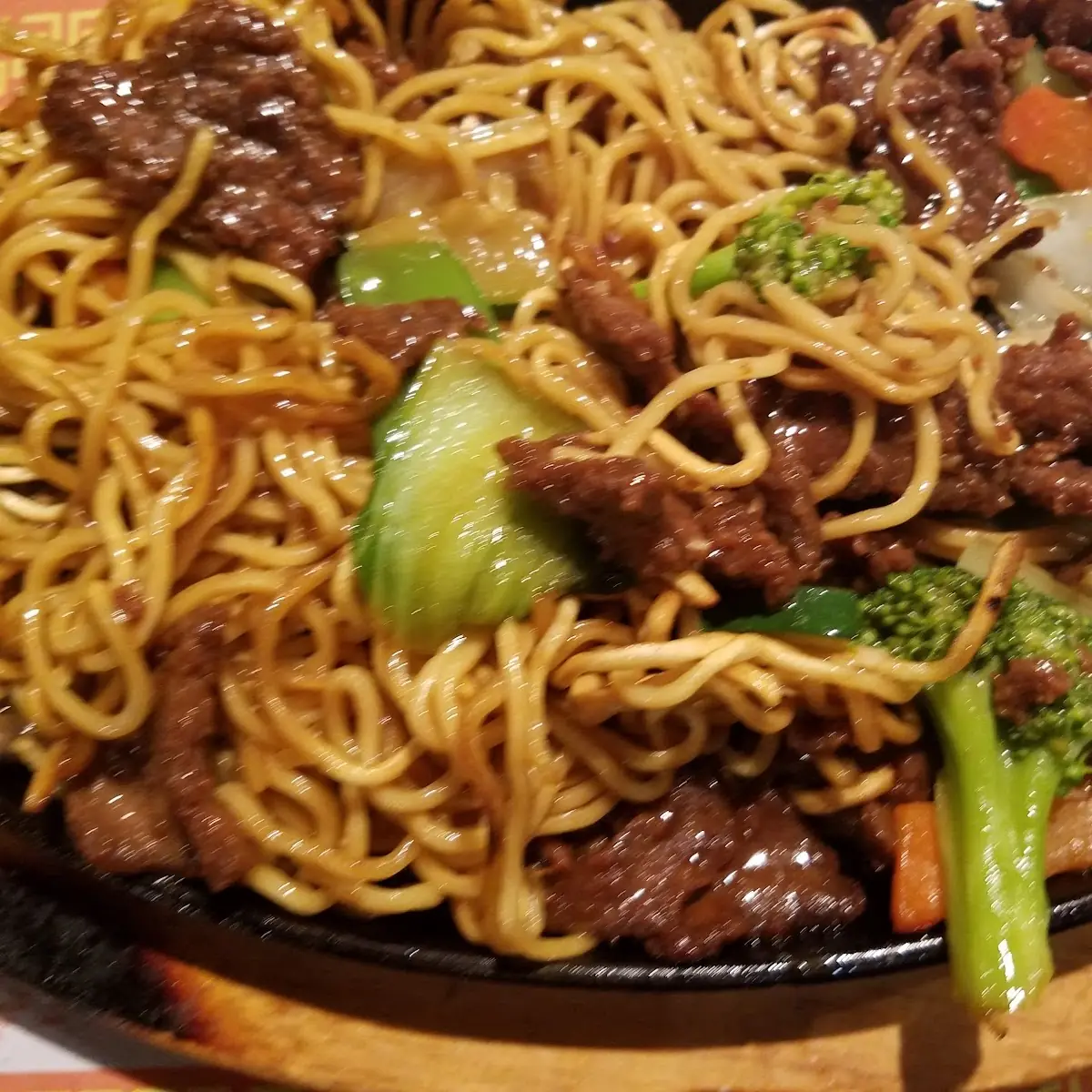 Pan Fried Noodles with Beef