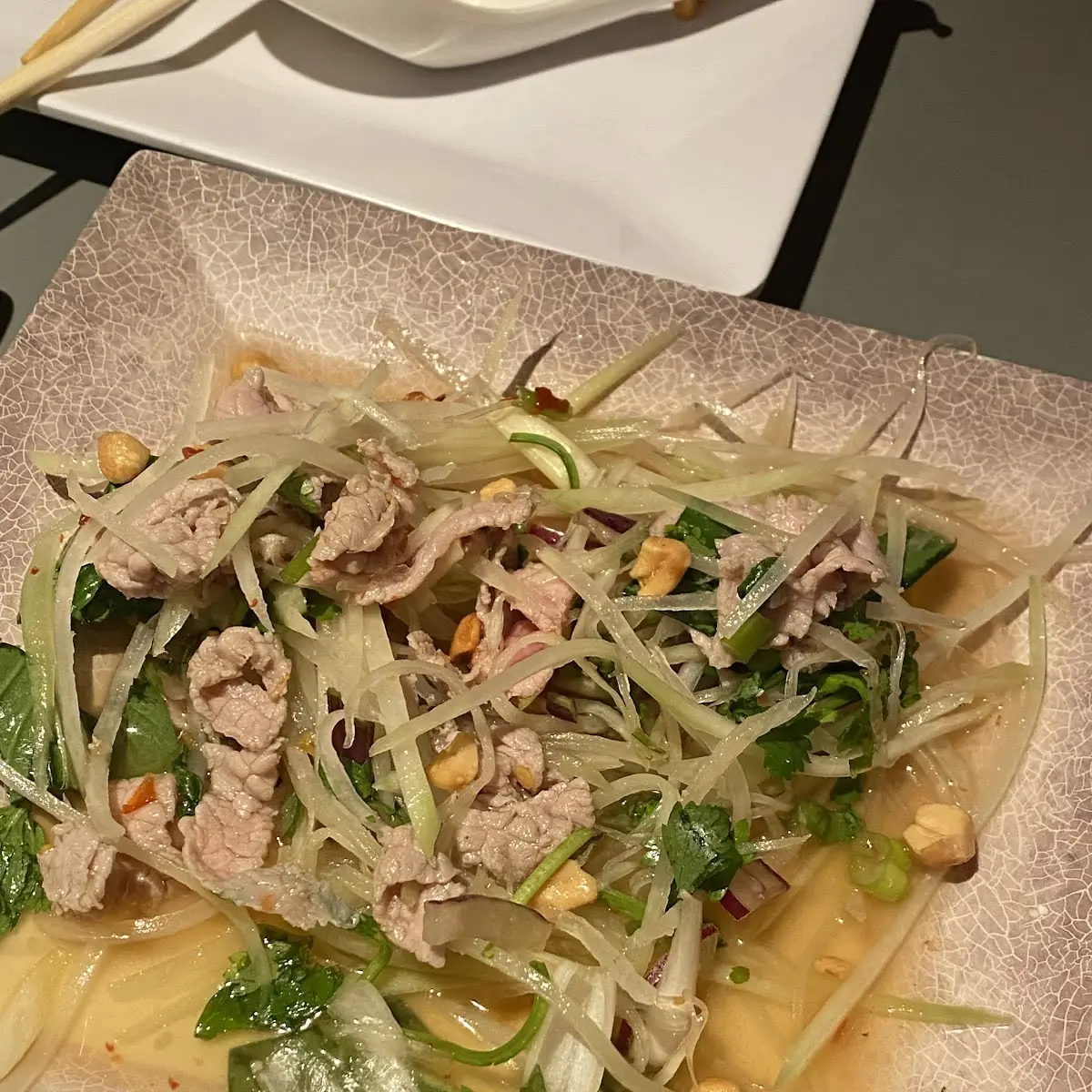 Beef and Papaya Salad