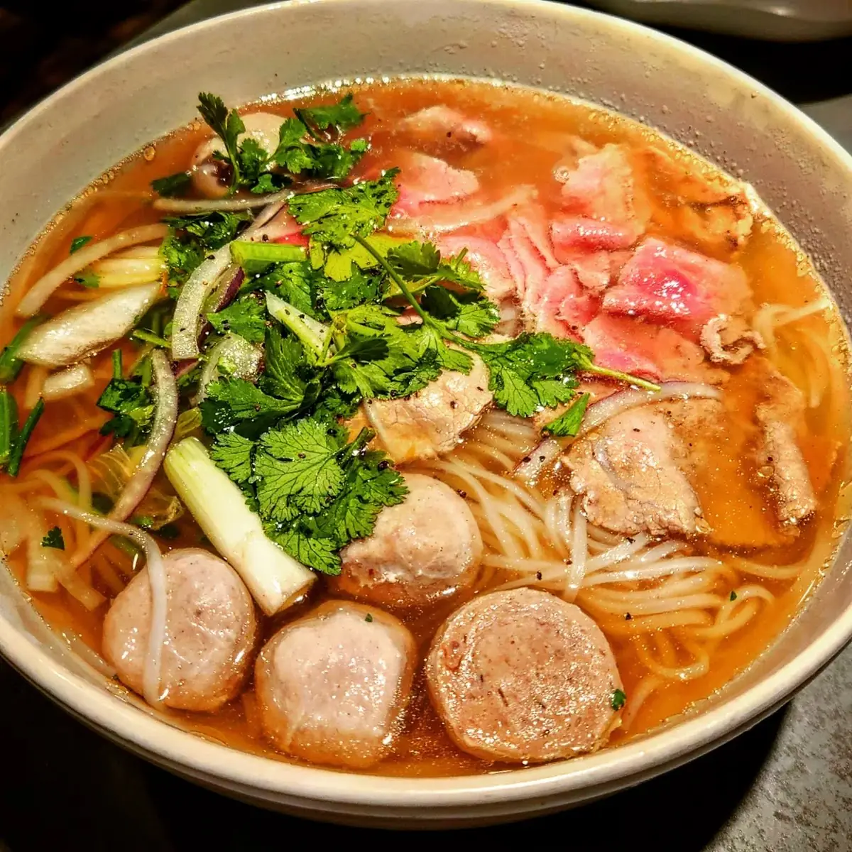 Pho with Rare Steak
