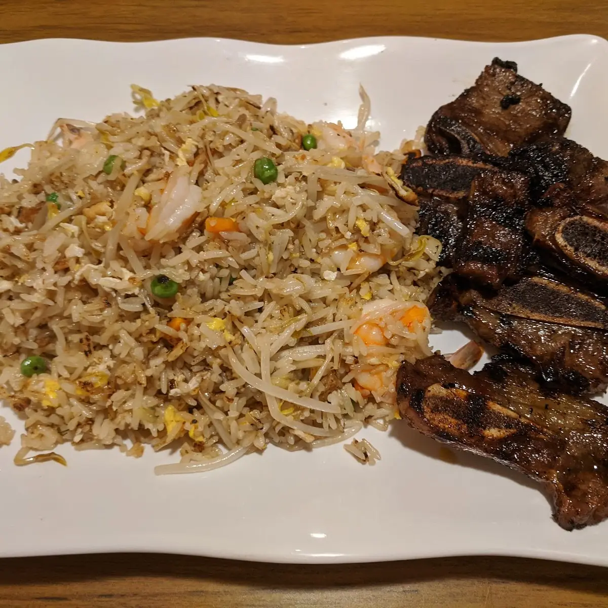 Vietnamese Shrimp Fried Rice with Side Short Ribs