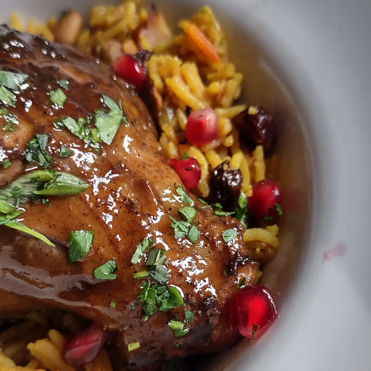 Moroccan Braised Lamb Shank