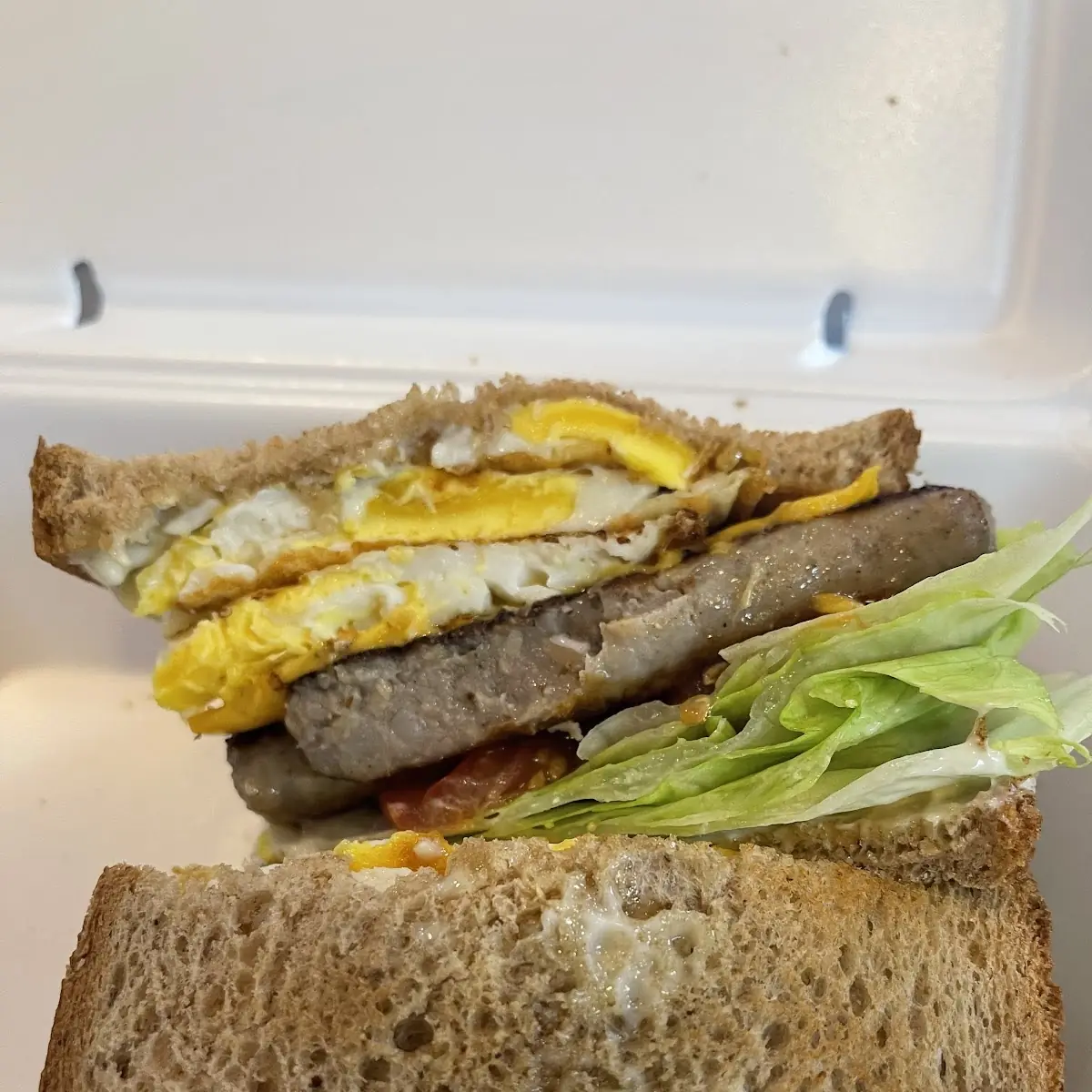 Sausage and Egg & Cheese Sandwich