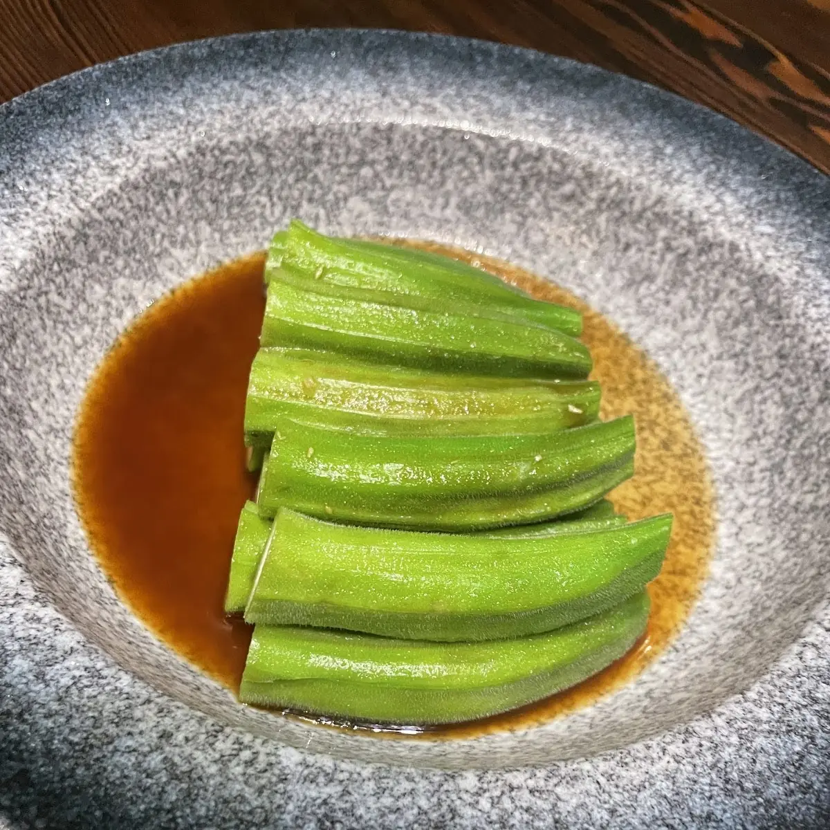 Okra in Garlic Sauce