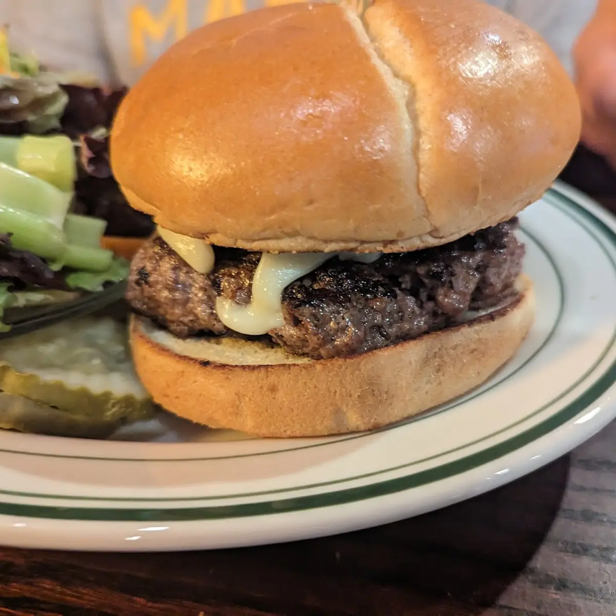 Swiss Mushroom Burger