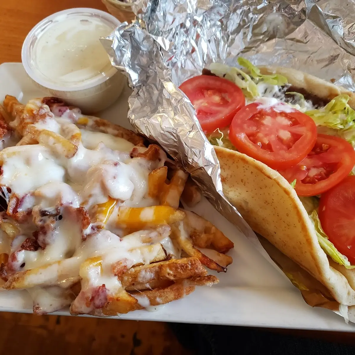 Lamb Gyro Loaded Fries