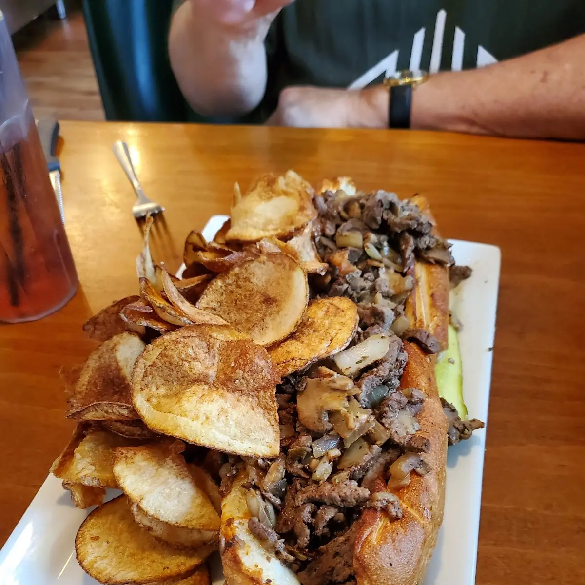 Philly Cheesesteak with Fresh Cut Fries