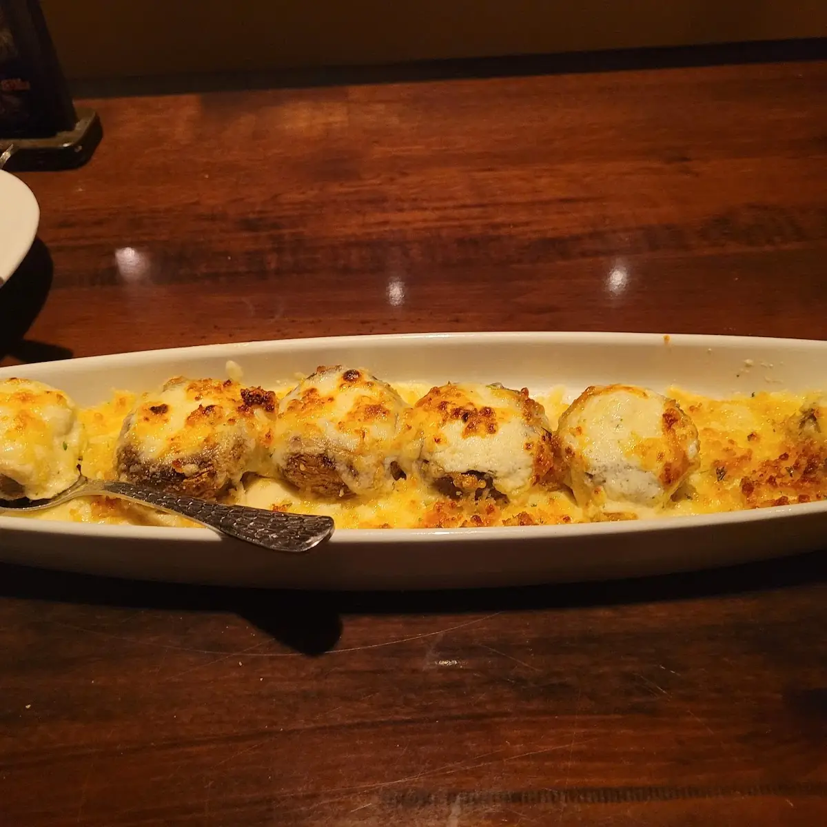 White Cheddar Stuffed Mushrooms