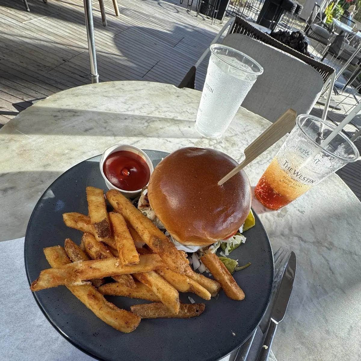 Teriyaki Chicken Burger