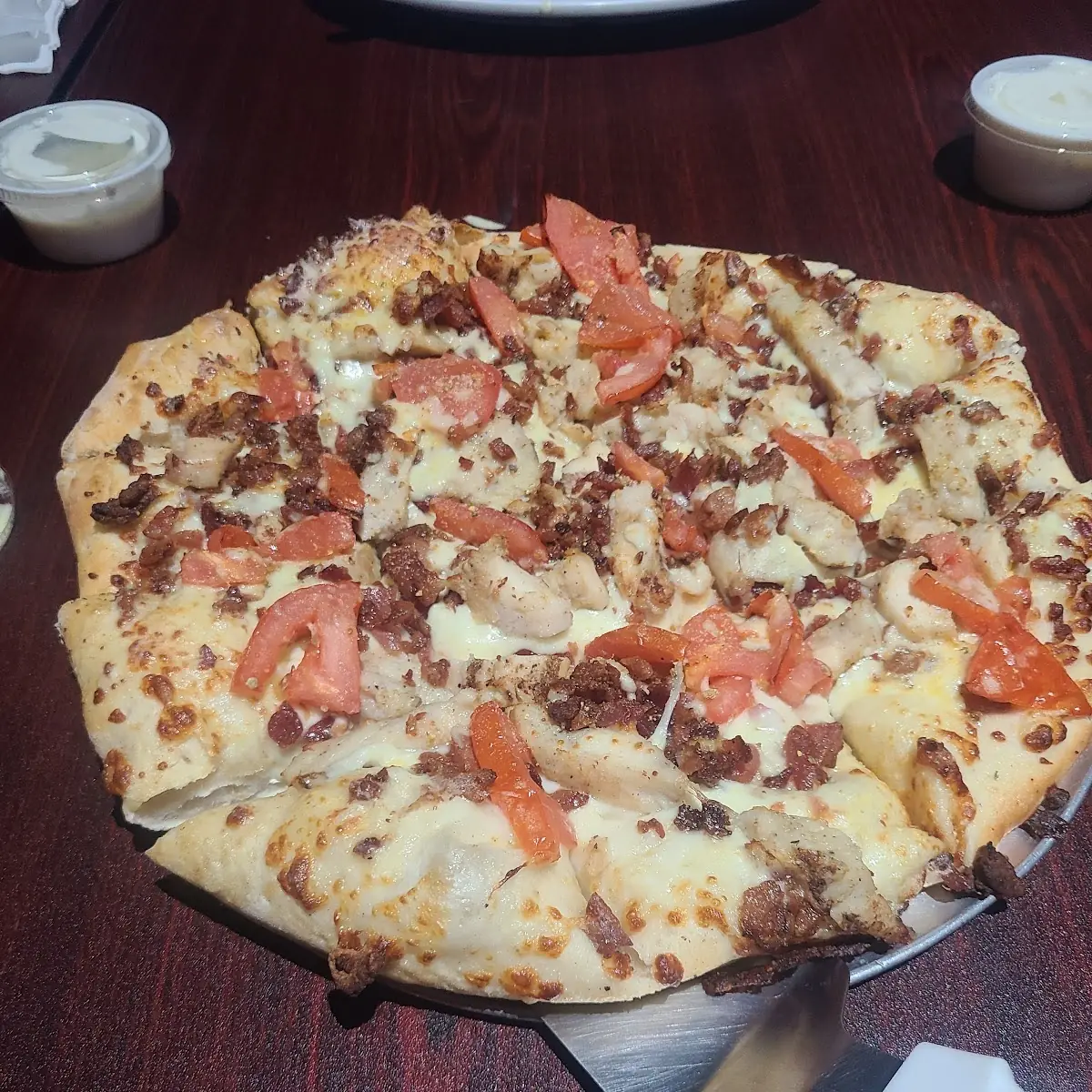 Chicken Bacon Ranch Pizza