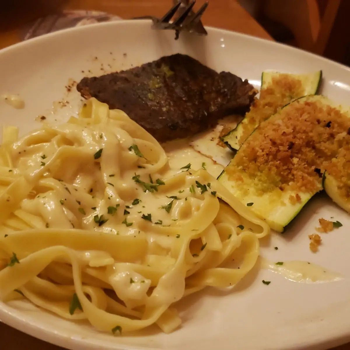 Steak Gorgonzola Alfredo
