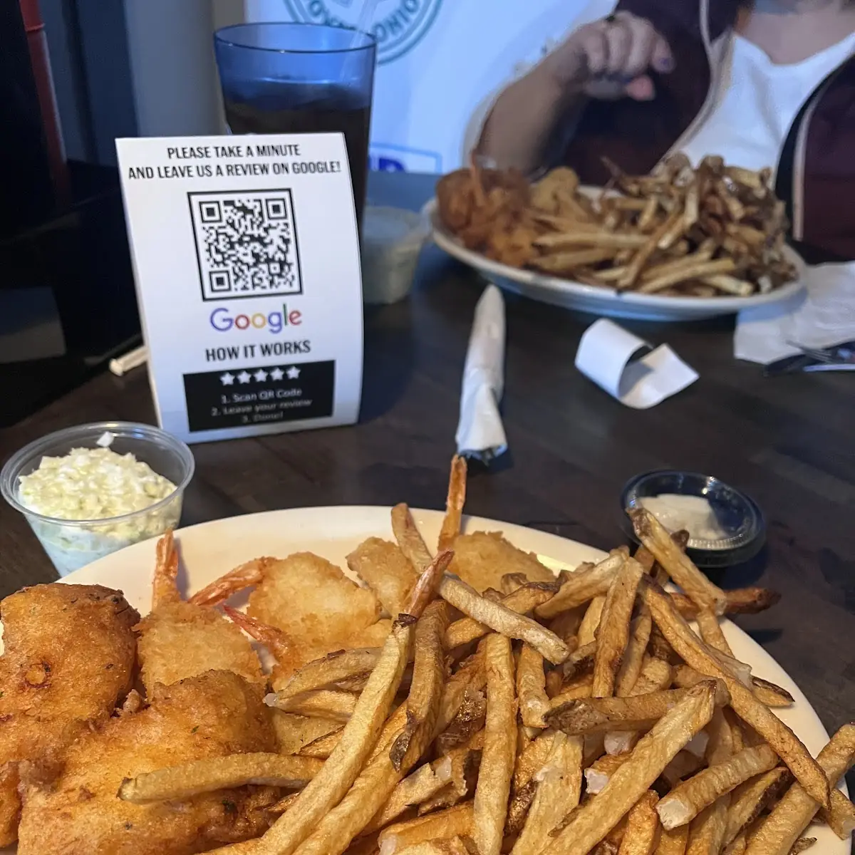 Fish and Chips and Shrimp