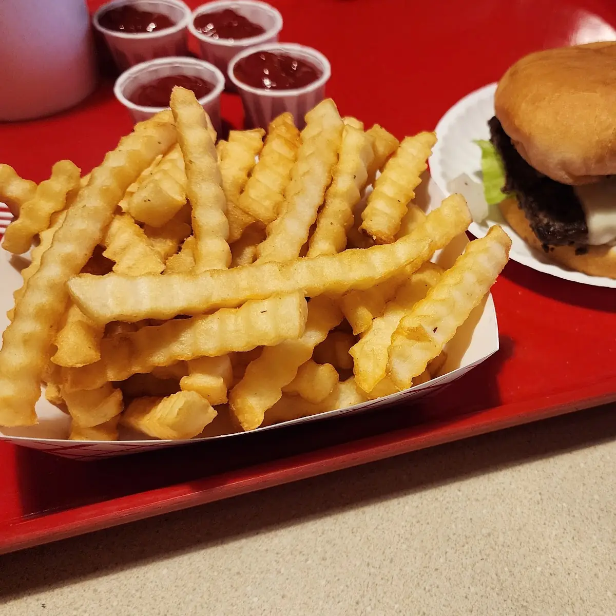 Bacon Cheeseburger with Fries
