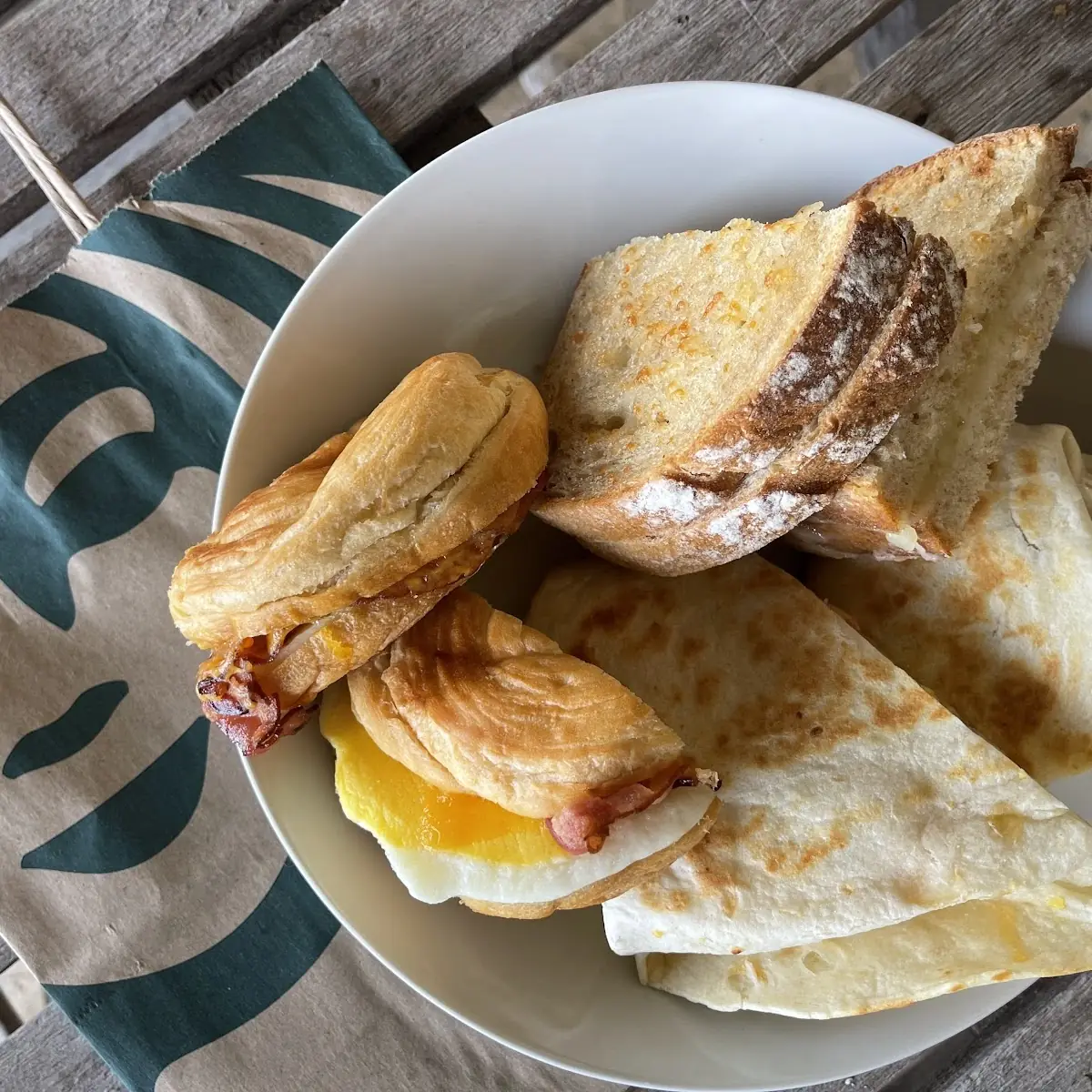 Bacon Egg and Cheese Breakfast Sandwich