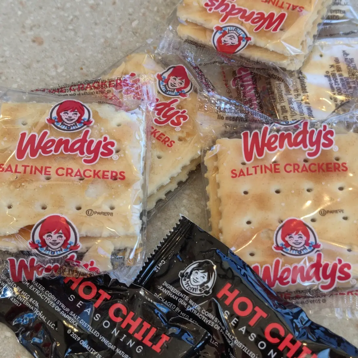 Crackers and Chili Hot Sauce