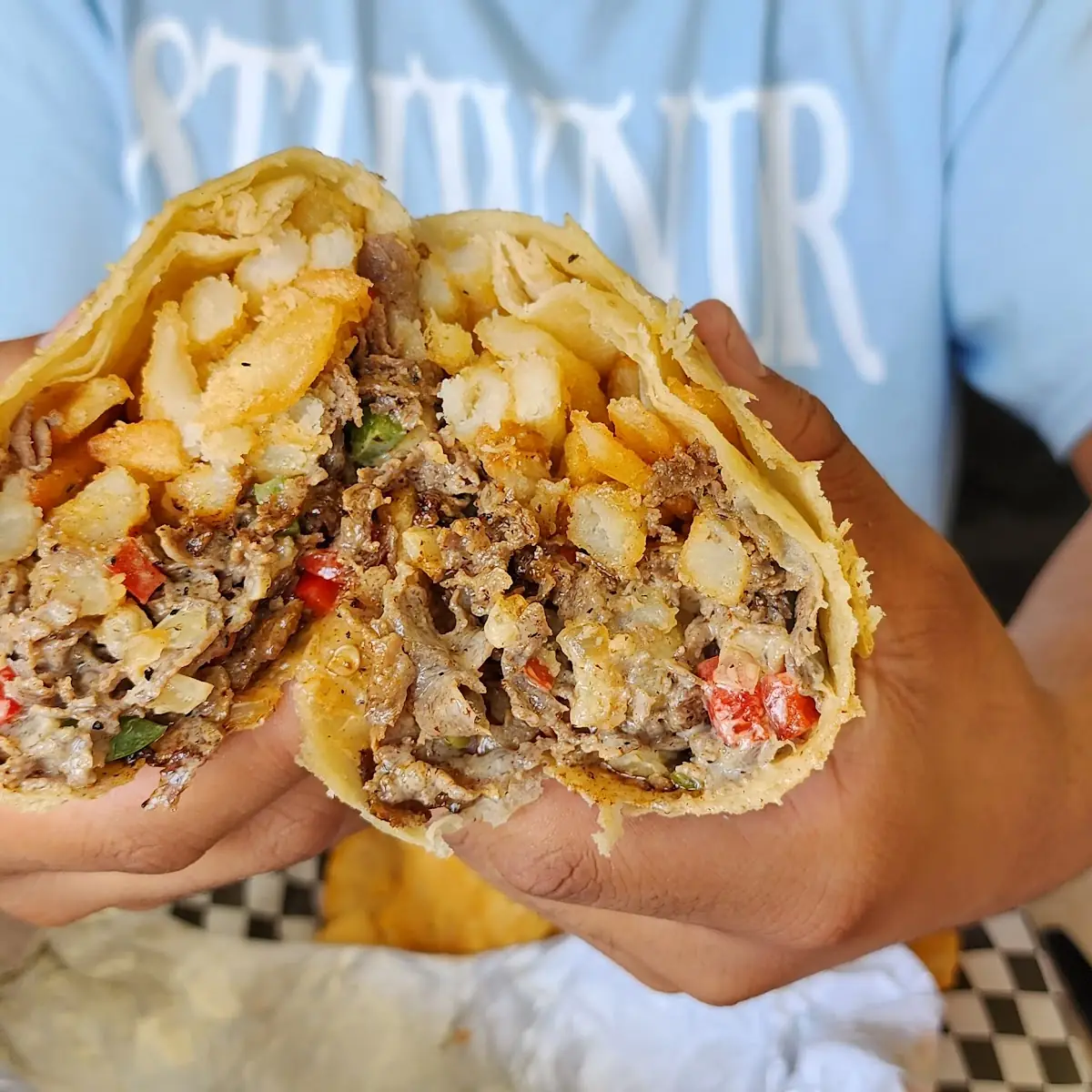 Philly Cheese Steak Burrito
