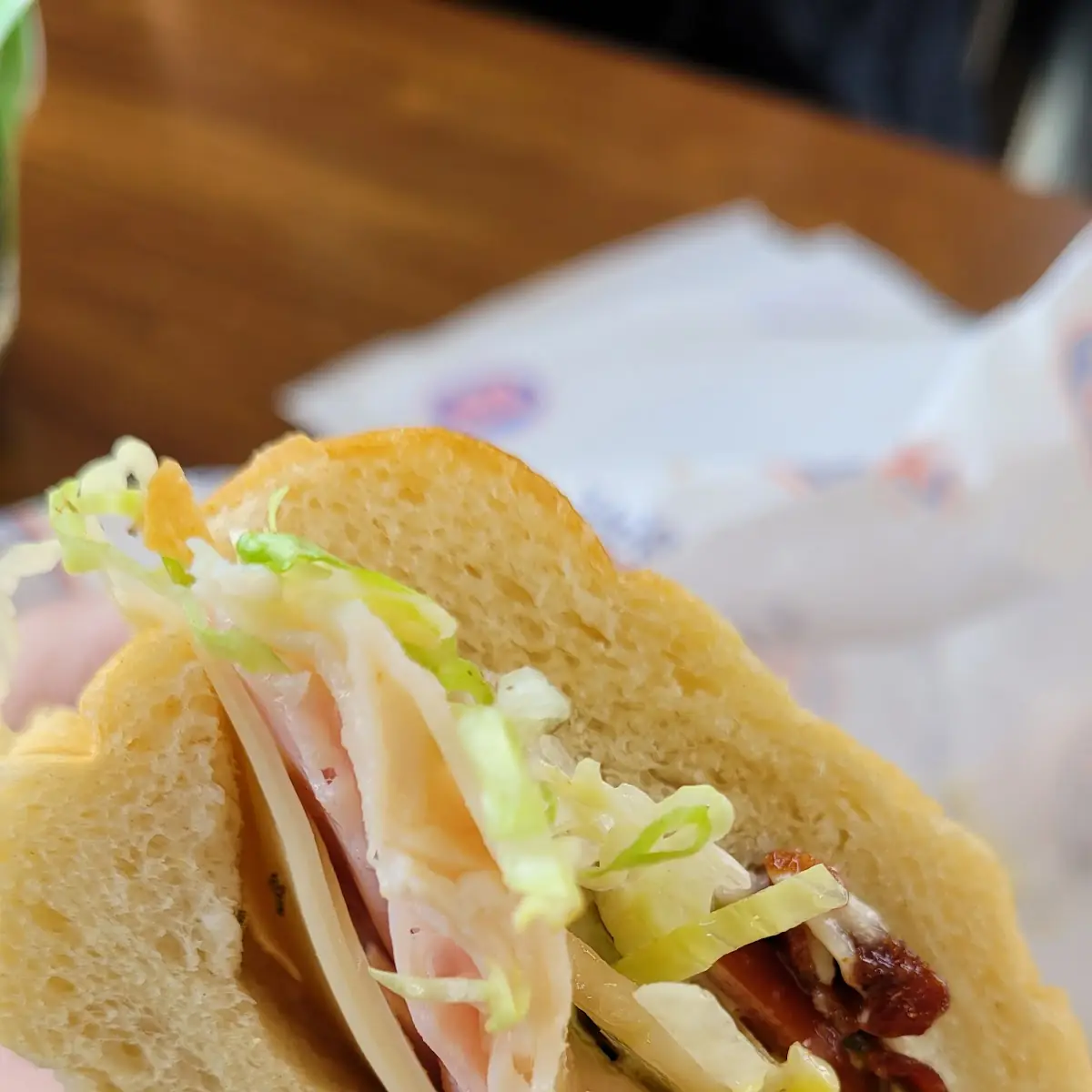 Sandwich with HSM and Lettuce