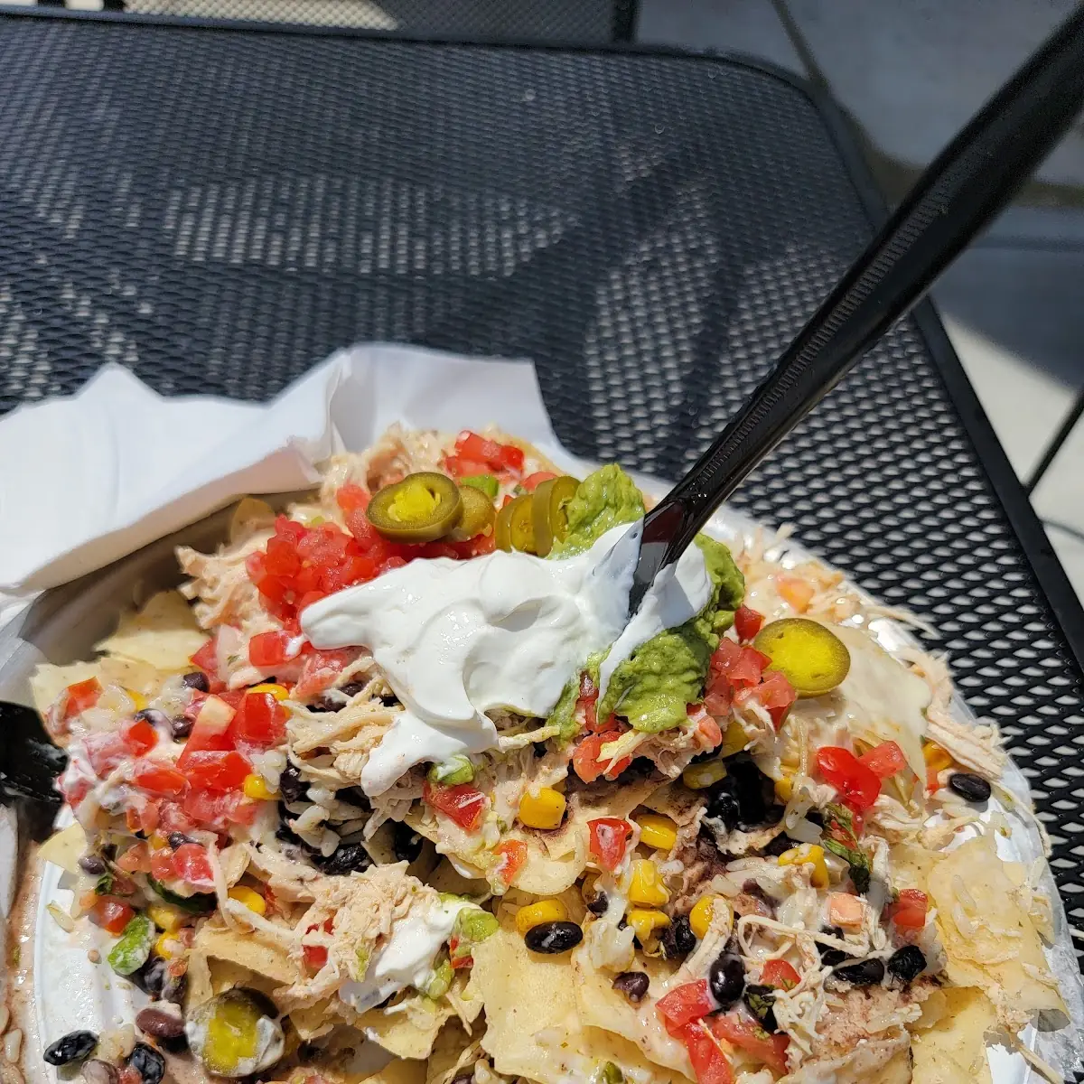 Loaded Chicken Nachos