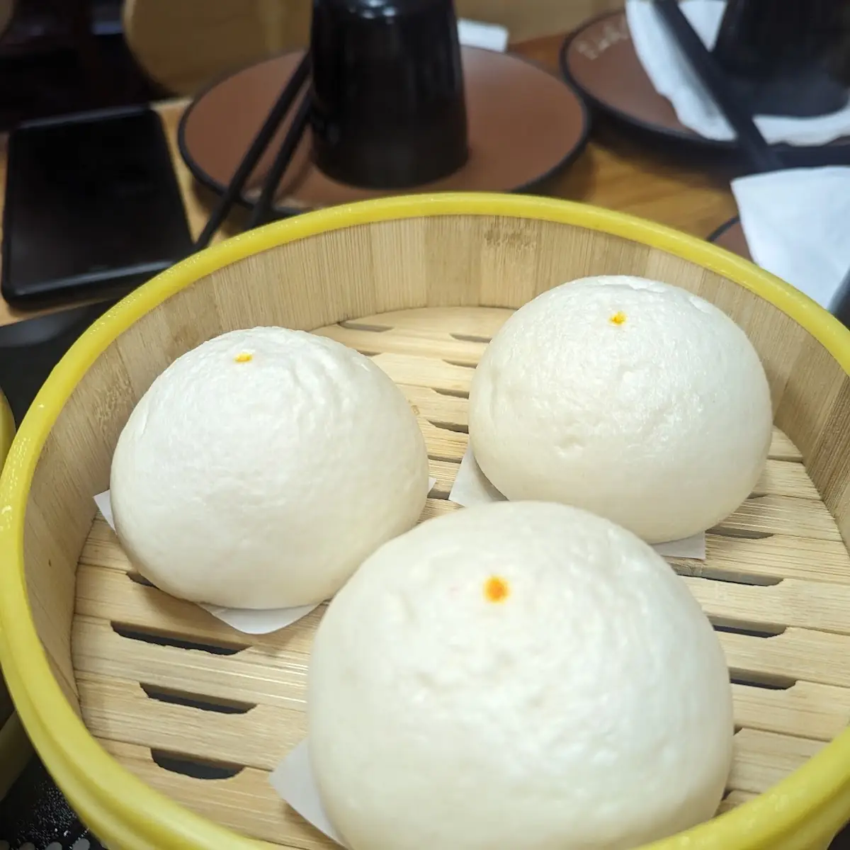 Steamed Custard Buns 3pc