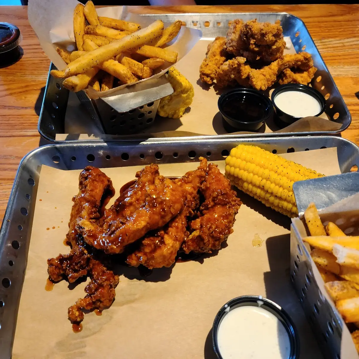 Chicken Crispy Strips with Fries