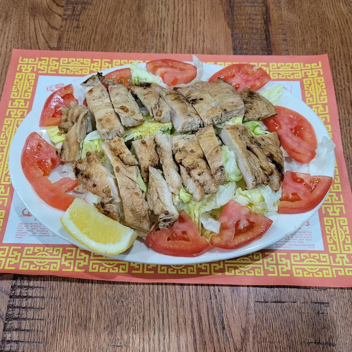 Fried Chicken Fillet Salad