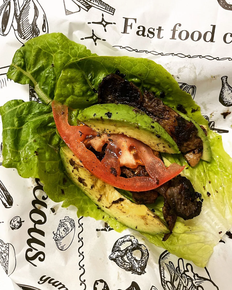 Avocado Jerk Chicken Lettuce Wrap