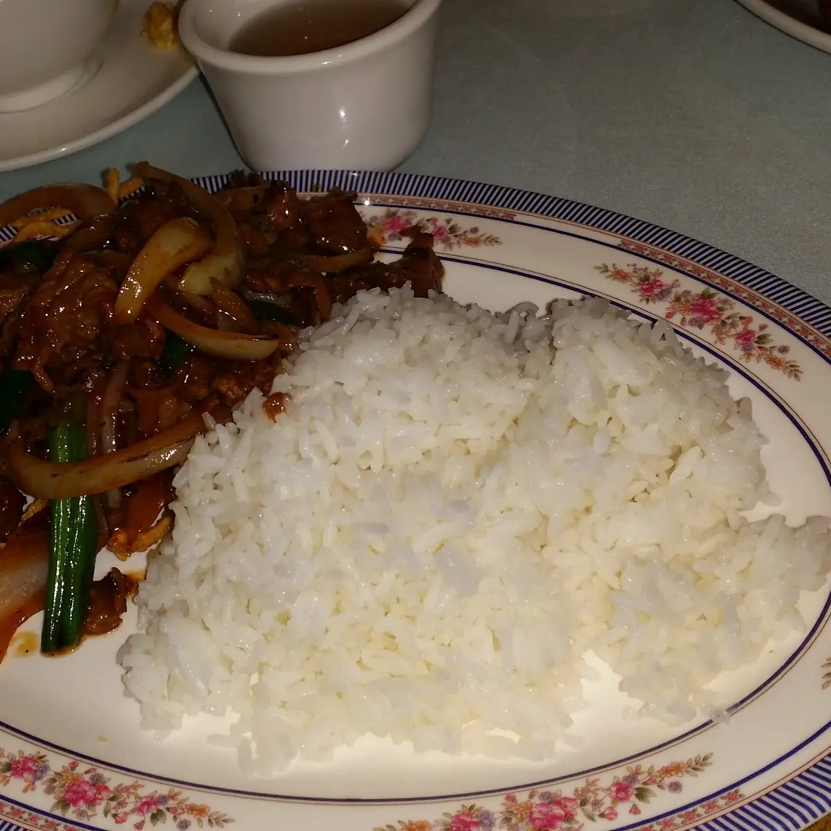 Mongolian Beef with White Rice