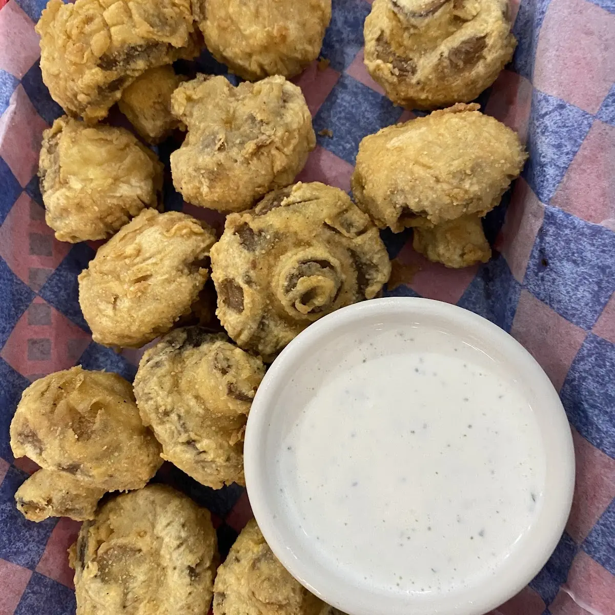 Hand Battered Fried Mushrooms