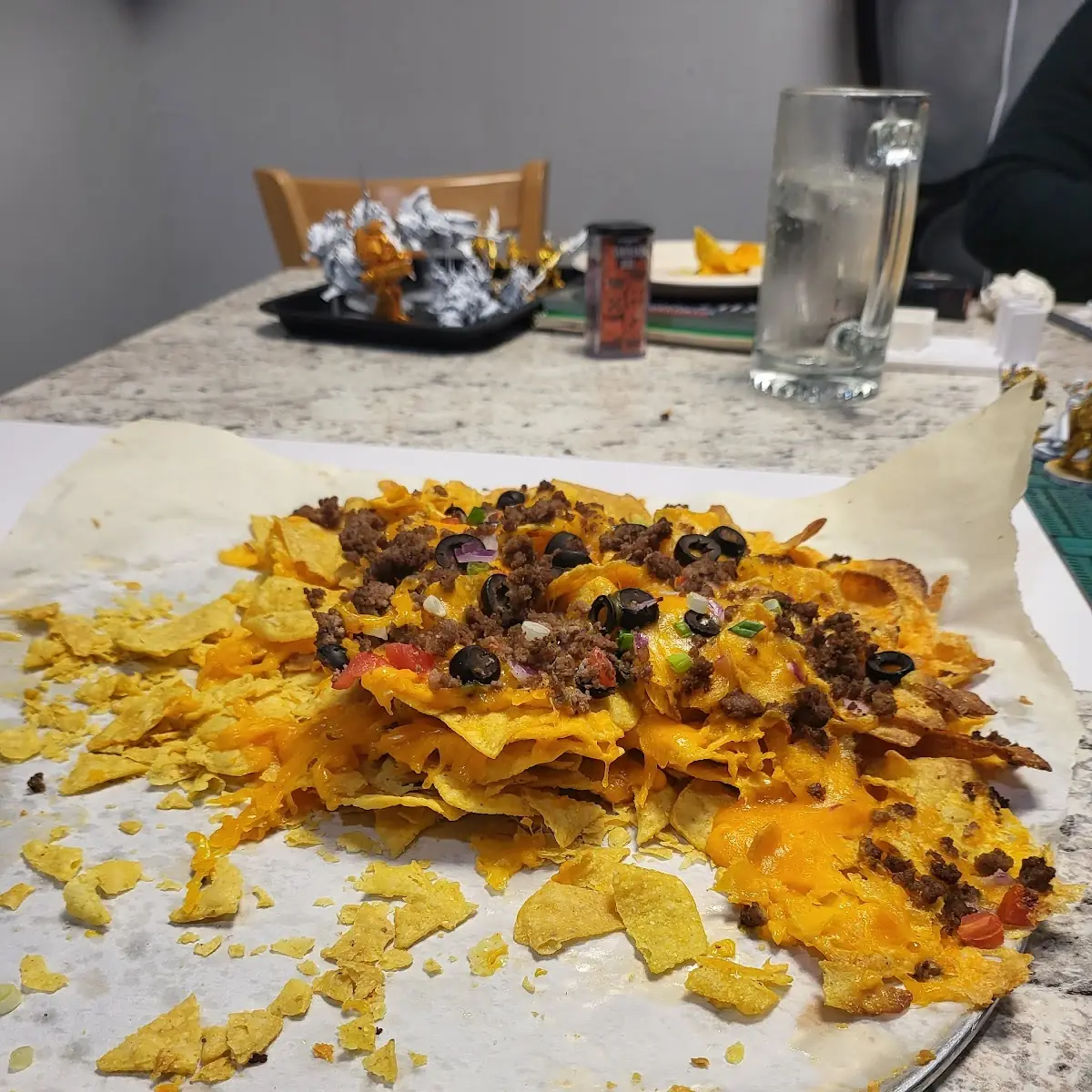 Party Beef and Cheese Nachos