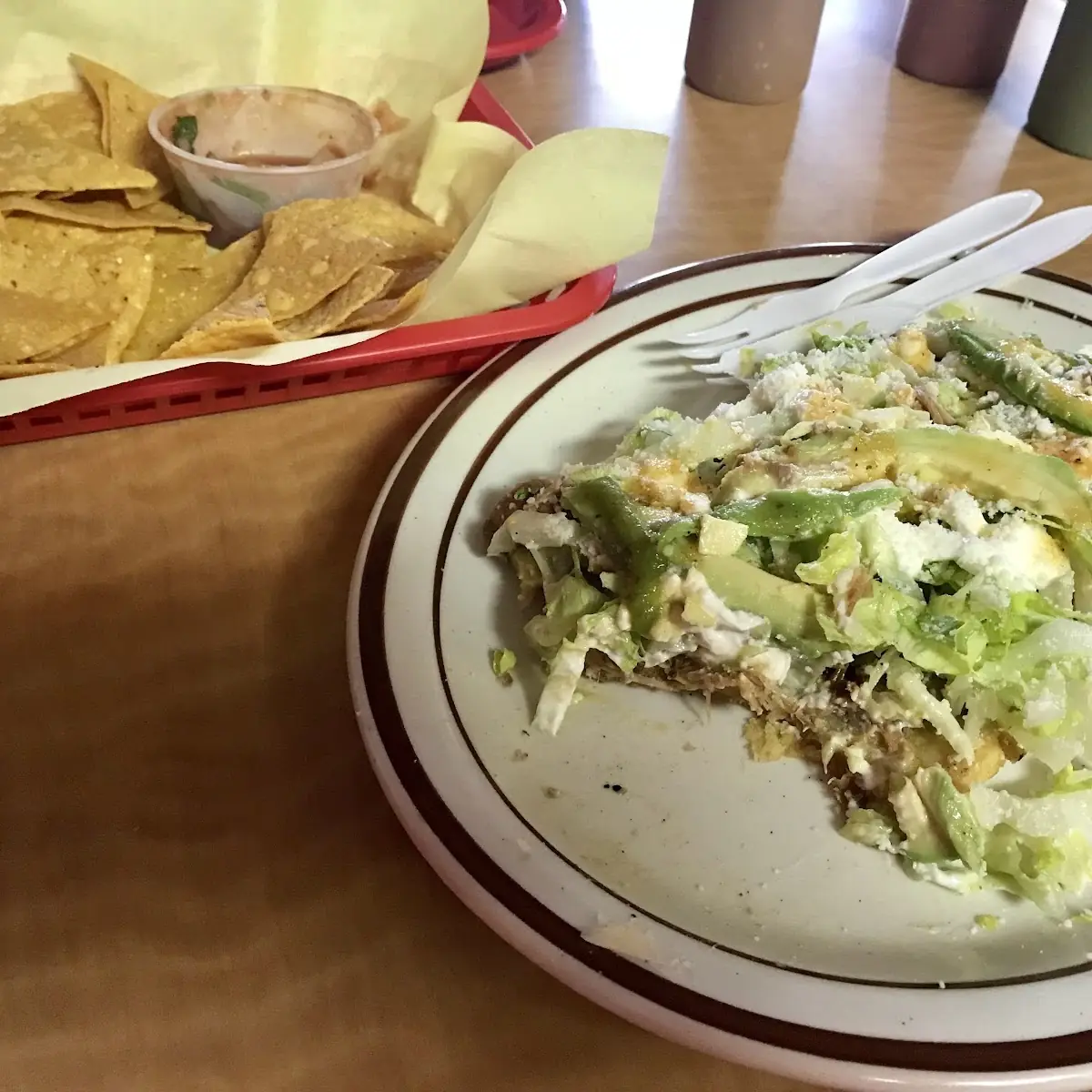 Chicken Tostada