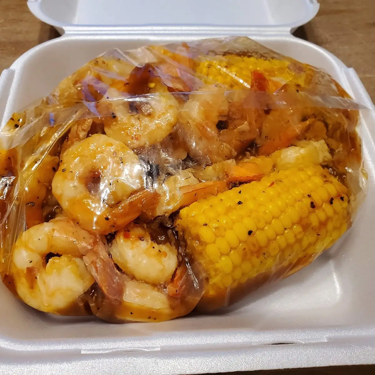 Shrimp in Black Pepper Sauce