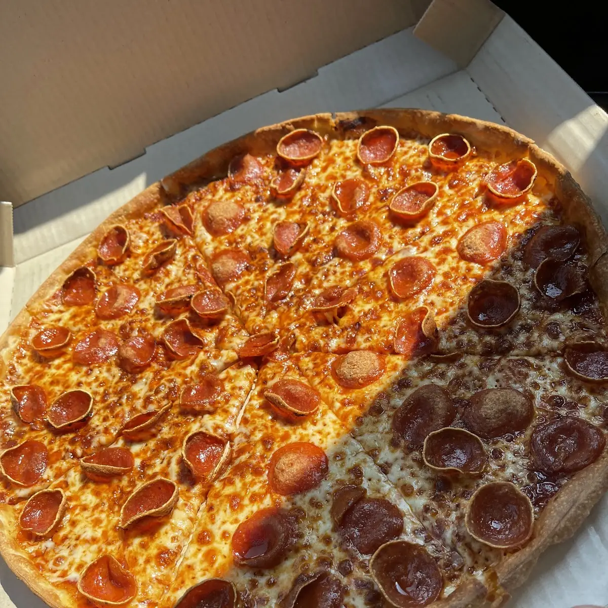 Thin Crispy Pepperoni Pizza