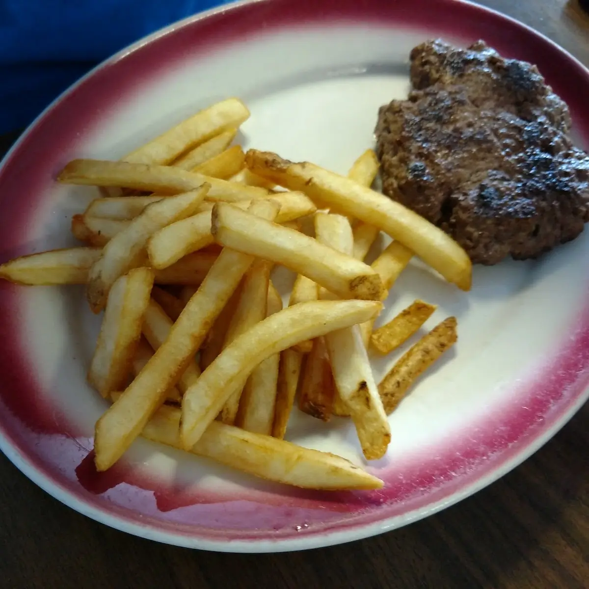 Hamburger Steak and Fries
