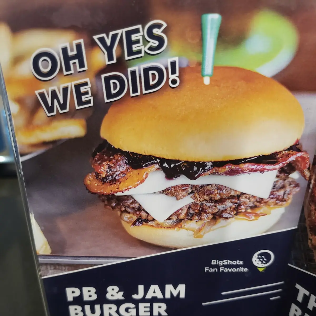 PB & Jam Burger